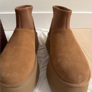 UGG Brown Suede Platform Shoes